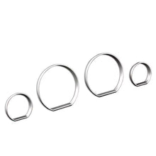 Load image into Gallery viewer, 4Pcs Chrome Car Gauge Dash Circle Styling Cover Trim Speedometer AC Rings for BMW E46 M M3 98-07 Interior Accessories
