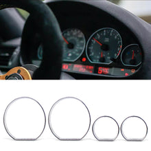 Load image into Gallery viewer, 4Pcs Chrome Car Gauge Dash Circle Styling Cover Trim Speedometer AC Rings for BMW E46 M M3 98-07 Interior Accessories
