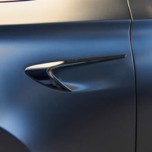Load image into Gallery viewer, 2Pcs Car Side Sticker Vent Fender Trim Emblem Blade Logo Trim For Mercedes Benz AMG V8 C200 C300 E300 E400 W213
