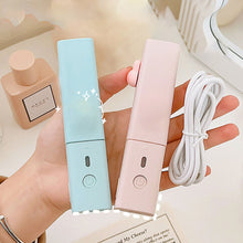 Load image into Gallery viewer, Portable Mini Cute USB Straight Hair Stick Hair Straightener Dormitory Small Power Splint Fluffy Bangs Straight Hair Curling
