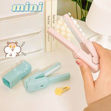 Load image into Gallery viewer, Portable Mini Cute USB Straight Hair Stick Hair Straightener Dormitory Small Power Splint Fluffy Bangs Straight Hair Curling
