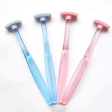 Load image into Gallery viewer, Silicone PP Tongue Brush Soft Tongue Scraper Double Sided Tongue Cleaner Brush Oral Cleaning Breath Dental Health Care Tool
