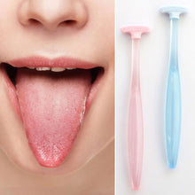 Load image into Gallery viewer, Silicone PP Tongue Brush Soft Tongue Scraper Double Sided Tongue Cleaner Brush Oral Cleaning Breath Dental Health Care Tool
