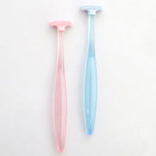 Load image into Gallery viewer, Silicone PP Tongue Brush Soft Tongue Scraper Double Sided Tongue Cleaner Brush Oral Cleaning Breath Dental Health Care Tool
