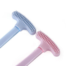 Load image into Gallery viewer, Silicone PP Tongue Brush Soft Tongue Scraper Double Sided Tongue Cleaner Brush Oral Cleaning Breath Dental Health Care Tool
