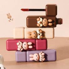 Load image into Gallery viewer, Cute Cartoon Red Matte Velvet Lip Gloss Liquid Lipstick Lasting Elegant Mud Lip Mousse Non-stick Cup Lip Tint Clay Makeup
