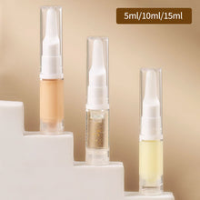 Load image into Gallery viewer, 5/10/15ml Vacuum Liquid Foundation Travel Bottle Eye Cream Bottle Travel Portable Refillable Bottles Cosmetics Split Bottle
