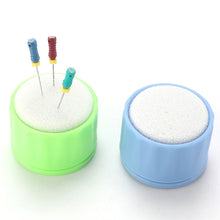 Load image into Gallery viewer, Round Dental Lab Endodontic Stand Cleaning Foam File Drills Block Holder Dentist Products Dentistry Laboratory Equipment
