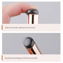 Load image into Gallery viewer, Silicone Angled Portable Silicone Round Head Lip Brush Concealer Lipstick Brush with Cover Creative Makeup Brush Makeup Tool

