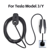Load image into Gallery viewer, Car Wall Mount Charging Cable Organizer Connector Bracket Charger Holder with Chassis Bracket Charger For Tesla Model 3 Y

