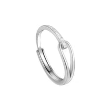 Load image into Gallery viewer, Simple Frosted Twisted Ring Opening Adjustable Irregular Alloy Shiny Ring Fashionable Niche Women Jewelry
