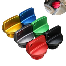 Load image into Gallery viewer, M20x2.5mm CNC Motorcycle Oil Filler Cap Engine Oil Filler Screw Cover Plug For Honda CR125r CRF150R CB250F CB400 Yamaha MT09 T-MAX XSR900 Kawasaki ZXR750 Z900RS Suzuki
