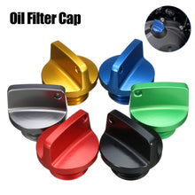 Load image into Gallery viewer, M20x2.5mm CNC Motorcycle Oil Filler Cap Engine Oil Filler Screw Cover Plug For Honda CR125r CRF150R CB250F CB400 Yamaha MT09 T-MAX XSR900 Kawasaki ZXR750 Z900RS Suzuki
