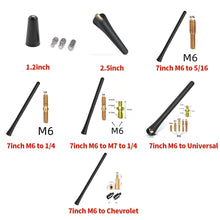Load image into Gallery viewer, 2.5/7inch Rubber Car Roof Radio Antenna Mast FM AM Roof Mount Antenna With Screws Vehicle Accessories Tools
