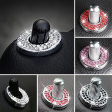 Load image into Gallery viewer, 4Pcs Crystal Car Door Bolt Lock Pin Switch Button Ring Lift Bolt Sticker For Mercedes Benz E C GLC Class Accessories

