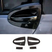 Load image into Gallery viewer, 4Pcs/Set Car Exterior Door Handle Bowl Cover Trim Replacement For Smart Fortwo W451 2009‑2015 Carbon Fiber Style
