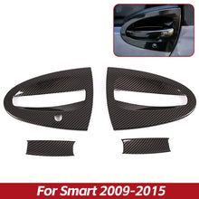 Load image into Gallery viewer, 4Pcs/Set Car Exterior Door Handle Bowl Cover Trim Replacement For Smart Fortwo W451 2009‑2015 Carbon Fiber Style
