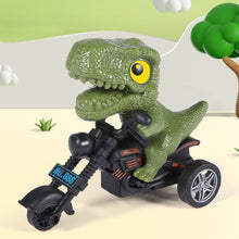 Load image into Gallery viewer, Simulation Dinosaur Motorcycle Toy Inertia Riding Motorcycle Animal Model Pull Back Car Toy Action Figure Children Birthday Gift
