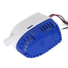 Load image into Gallery viewer, DC 12V 24V Automatic Boat Submersible Bilge Pump With Switch Electric Marine Water Pump Small Auto 6500GPH 750GPH 1100GPH
