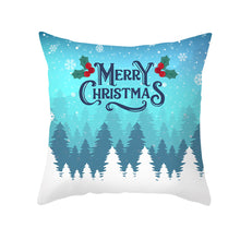 Load image into Gallery viewer, 45cm Christmas Cushion Cover Pilllowcase Christmas Elk Santa Claus Printing Pillow Case for Sofa Cushion Christmas Party Decoration
