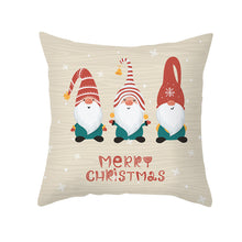Load image into Gallery viewer, 45cm Christmas Cushion Cover Pilllowcase Christmas Elk Santa Claus Printing Pillow Case for Sofa Cushion Christmas Party Decoration
