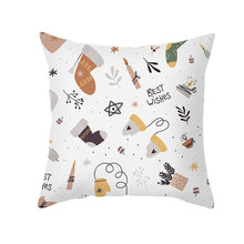 Load image into Gallery viewer, 45cm Christmas Cushion Cover Pilllowcase Christmas Elk Santa Claus Printing Pillow Case for Sofa Cushion Christmas Party Decoration
