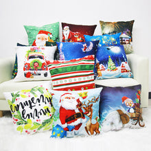 Load image into Gallery viewer, Christmas Glowing Pillowcase with LED Light Home Sofa Cusion Cover Holiday Decoration Merry Christmas Colorful Light Pillow Case Gifts
