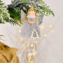 Load image into Gallery viewer, Christmas Silver Wing Angel Doll Tree Pendant Xmas Tree Hanging Ornaments New Year Decoration For Home Ornament
