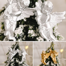Load image into Gallery viewer, 6/4pcs Christmas Gold Silver Angel Doll Tree Pendant Xmas Tree Hanging Ornaments New Year Decoration For Home Ornament
