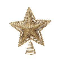 Load image into Gallery viewer, Christmas Tree Topper Glittering Five-Pointed Star Treetop Topper Xmas Tree Decor Ornament Christmas Decorations for Tree
