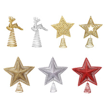 Load image into Gallery viewer, Christmas Tree Topper Glittering Five-Pointed Star Treetop Topper Xmas Tree Decor Ornament Christmas Decorations for Tree
