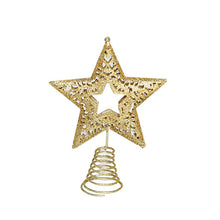 Load image into Gallery viewer, Christmas Tree Topper Glittering Five-Pointed Star Treetop Topper Xmas Tree Decor Ornament Christmas Decorations for Tree
