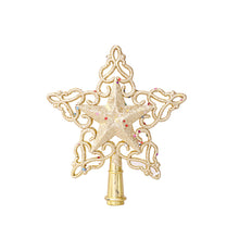 Load image into Gallery viewer, Christmas Tree Topper Glittering Snowflake Star Treetop Topper Xmas Tree Decor Ornament Christmas Decorations for Tree
