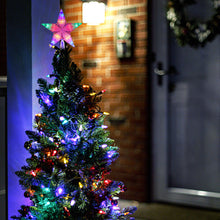 Load image into Gallery viewer, 20cm Glowing Christmas Tree Topper Xmas Tree Star Lamp with Light Tree Decorations for Home Xmas Ornaments Navidad Props
