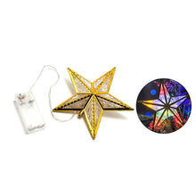 Load image into Gallery viewer, 20cm Glowing Christmas Tree Topper Xmas Tree Star Lamp with Light Tree Decorations for Home Xmas Ornaments Navidad Props
