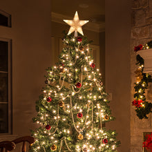 Load image into Gallery viewer, 20cm Glowing Christmas Tree Topper Xmas Tree Star Lamp with Light Tree Decorations for Home Xmas Ornaments Navidad Props
