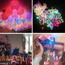Load image into Gallery viewer, 50pcs LED Balloon Lights Tiny Ball Lights for Balloon Mini Round Led Ball Lamp for Bar Lantern Christmas Wedding Party Decor
