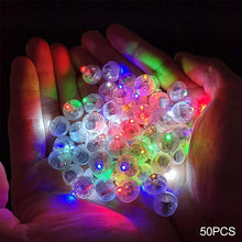 Load image into Gallery viewer, 50pcs LED Balloon Lights Tiny Ball Lights for Balloon Mini Round Led Ball Lamp for Bar Lantern Christmas Wedding Party Decor
