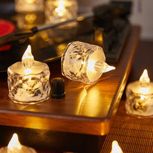 Load image into Gallery viewer, LED Candle Night Light Flameless Christmas Lamp Event Party Home Decor Crystal Candle Lamp Realistic Battery Operated Candle for Wedding Home Table Decoration
