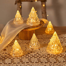 Load image into Gallery viewer, LED Candle Night Light Flameless Christmas Lamp Event Party Home Decor Crystal Candle Lamp Realistic Battery Operated Candle for Wedding Home Table Decoration

