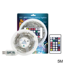 Load image into Gallery viewer, 5m/10m Smart APP Control LED Light String Christmas Tree Lights Fairy Garland Xmas RC Strip Light Home Room Decoration Outdoor Light 5V
