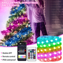 Load image into Gallery viewer, 10m/20m Smart APP Control LED Light String Christmas Tree Lights Fairy Garland Xmas RC Strip Light Home Room Decoration Outdoor Light 5V
