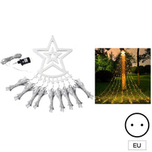 Load image into Gallery viewer, 350LED EU/US Plug LED Light String Christmas Tree Lights Outdoor Star Waterfall Fairy Garland Lights Garden Xmas Strip Light Home Decoration Outdoor Light
