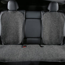 Load image into Gallery viewer, Car Flax Seat Pad Cover Comfortable Non-slip Breathable Front Rear Seatback Cushion For Tesla Model 3 Model Y
