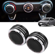Load image into Gallery viewer, 2Pcs Car AC Heat Control Switch Knobs Air Conditioning Knob For Hyundai Solaris 2017 - 2021 Kia Rio K2 KX Cross
