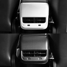 Load image into Gallery viewer, Car Rear Air Vent Outlet Cover Auto Interior Trim Sticker Exhaust Vent Cover For Tesla Model 3 Y 2022 2023
