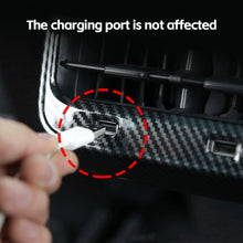 Load image into Gallery viewer, Car Rear Air Vent Outlet Cover Auto Interior Trim Sticker Exhaust Vent Cover For Tesla Model 3 Y 2022 2023
