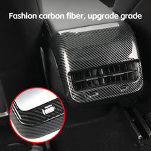 Load image into Gallery viewer, Car Rear Air Vent Outlet Cover Auto Interior Trim Sticker Exhaust Vent Cover For Tesla Model 3 Y 2022 2023
