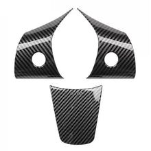Load image into Gallery viewer, 3Pcs Car Steering Wheel Cover Trim ABS Sticker Patch Modified Decoration for Tesla Model 3 Model Y Interior Accessories
