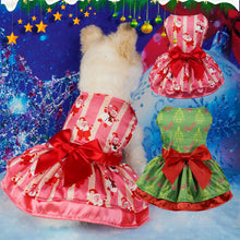 Load image into Gallery viewer, Christmas Pet Dress Cosplay Dog Clothes Cat Party Formal Dress Uniform Dog Clothes For Christmas Decorations
